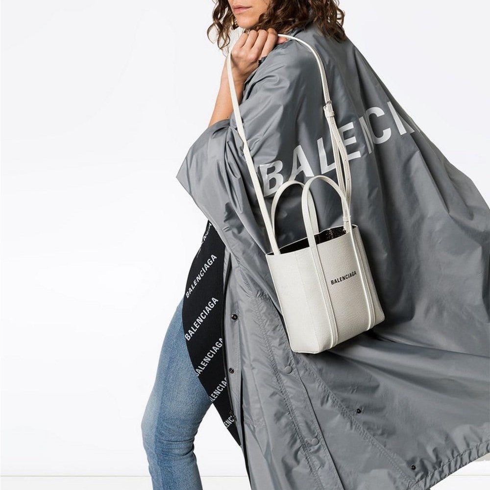Balenciaga XS Everyday Tote in White